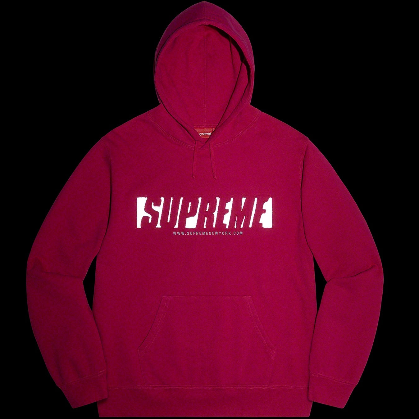 Reflective Cutout Hooded Sweatshirt view 4